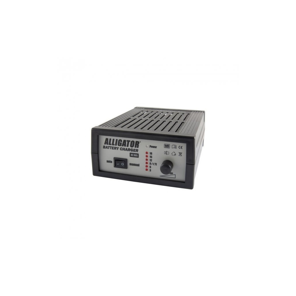 Зарядний пристрій для автомобільного акумулятора Alligator AC805 - фото 1