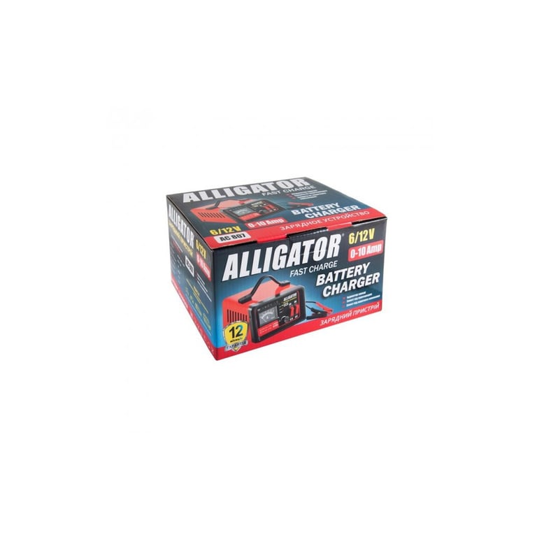 Зарядний пристрій для автомобільного акумулятора Alligator AC807 - фото 5