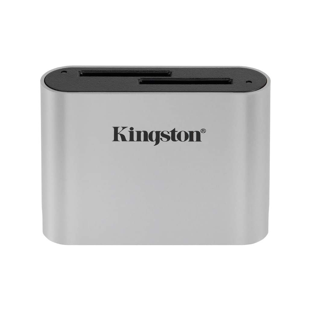 Зчитувач флеш-карт Kingston Workflow Dual-Slot SDHC/SDXC UHS-II (WFS-SD) - фото 1
