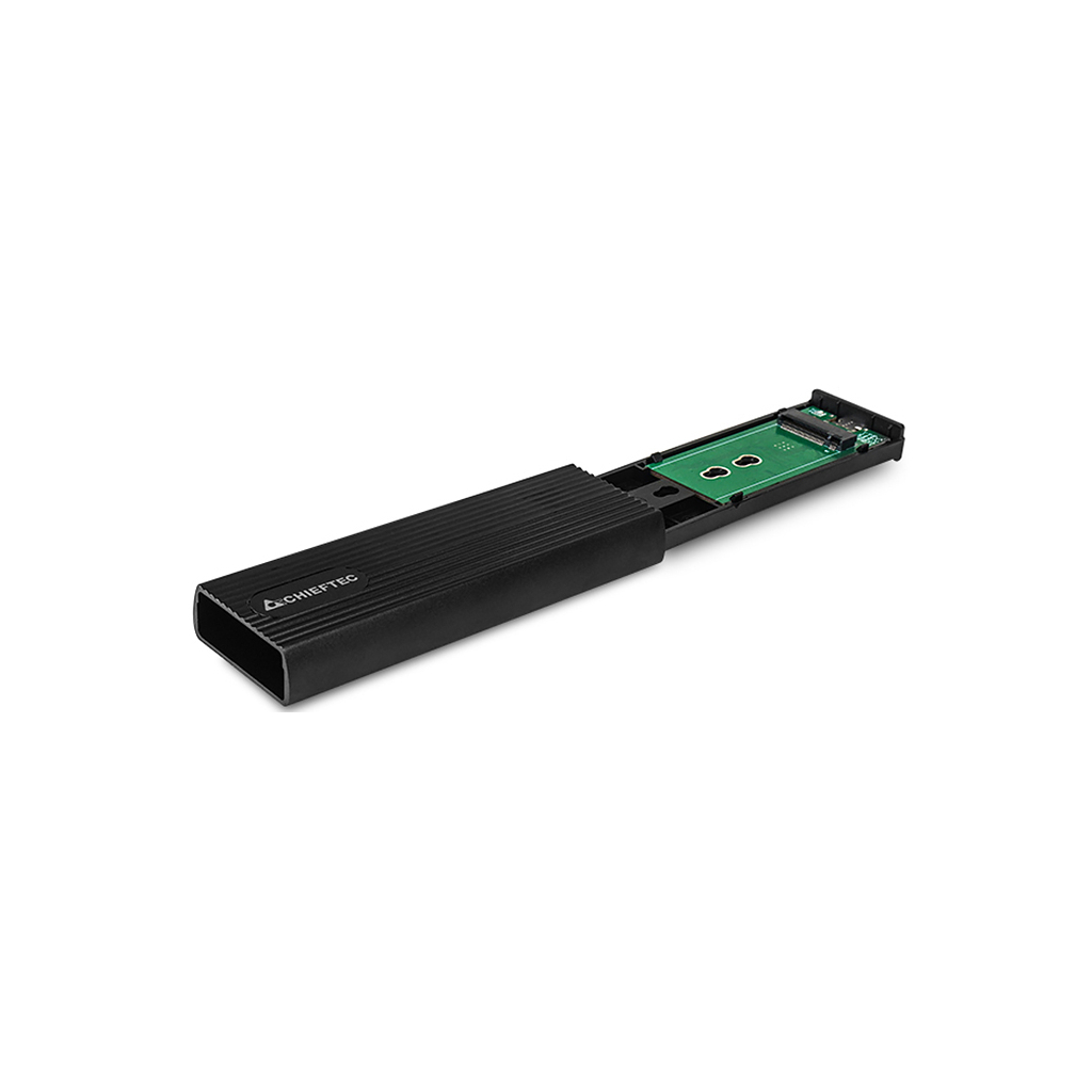 Кишеня зовнішня Chieftec USB 3.2 Gen2 Type-C M.2 PCIe NVMe/SATA SSD (CEB-M2C-TL) - фото 3 Кишеня зовнішня Chieftec USB 3.2 Gen2 Type-C M.2 PCIe NVMe/SATA SSD (CEB-M2C-TL) - фото 3