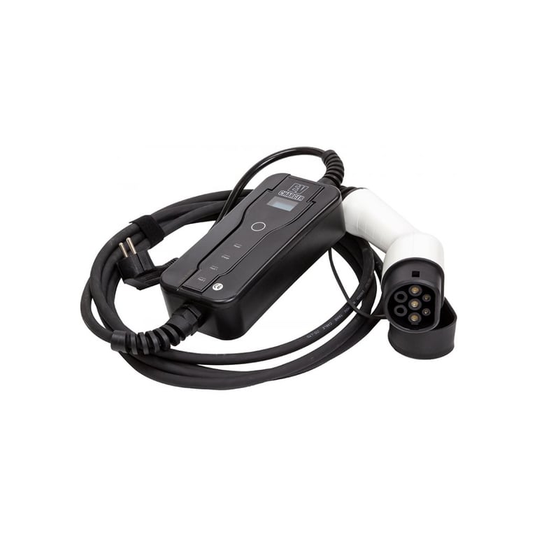 Зарядний пристрій для електромобіля HiSmart Type 2 - Schuko (220V), 16A, 3.6кВт, 1-фазное, 5м (EV200696) - фото 3