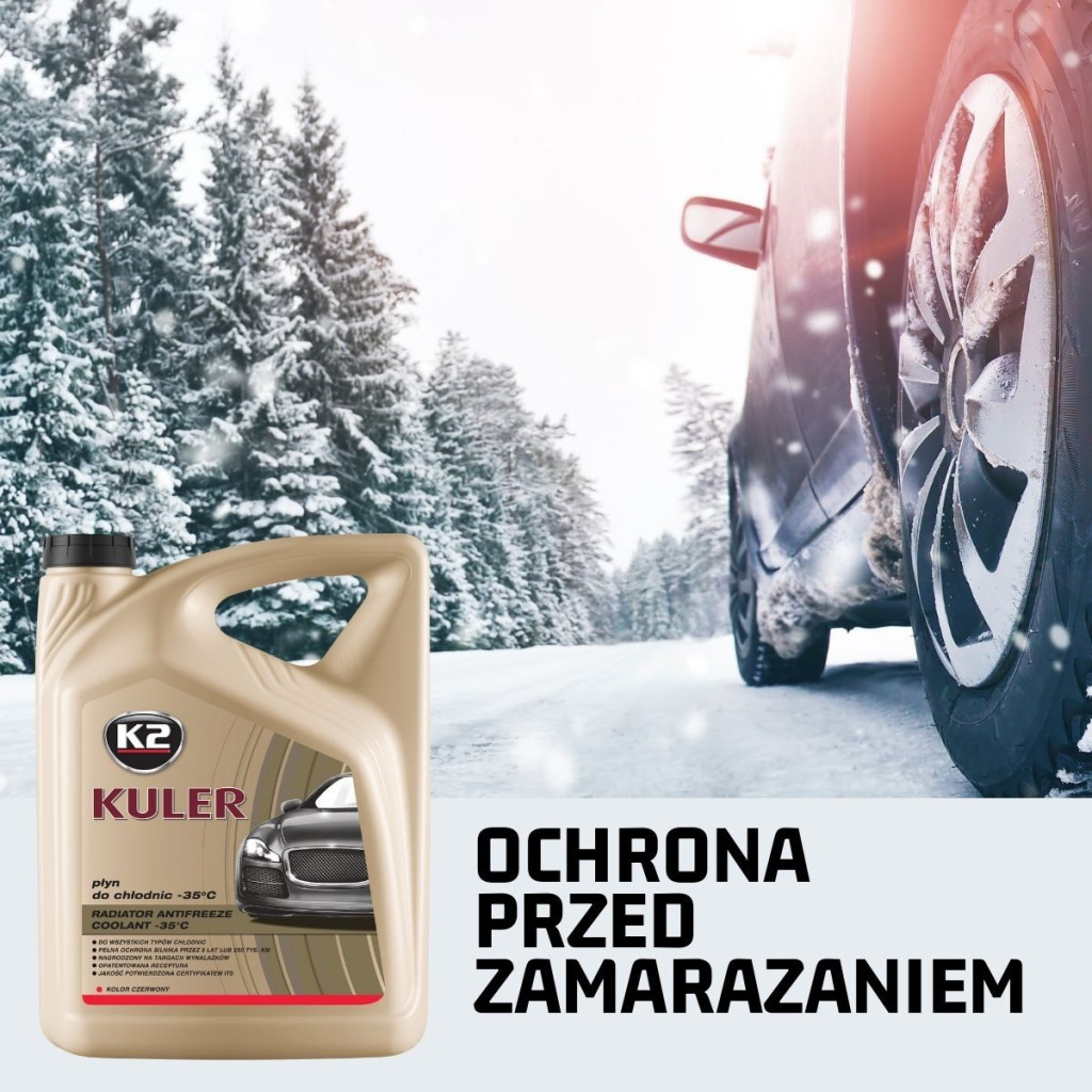 Антифриз K2 KULER -35C 1л RED (T201C) - фото 9 Антифриз K2 KULER -35C 1л RED (T201C) - фото 9