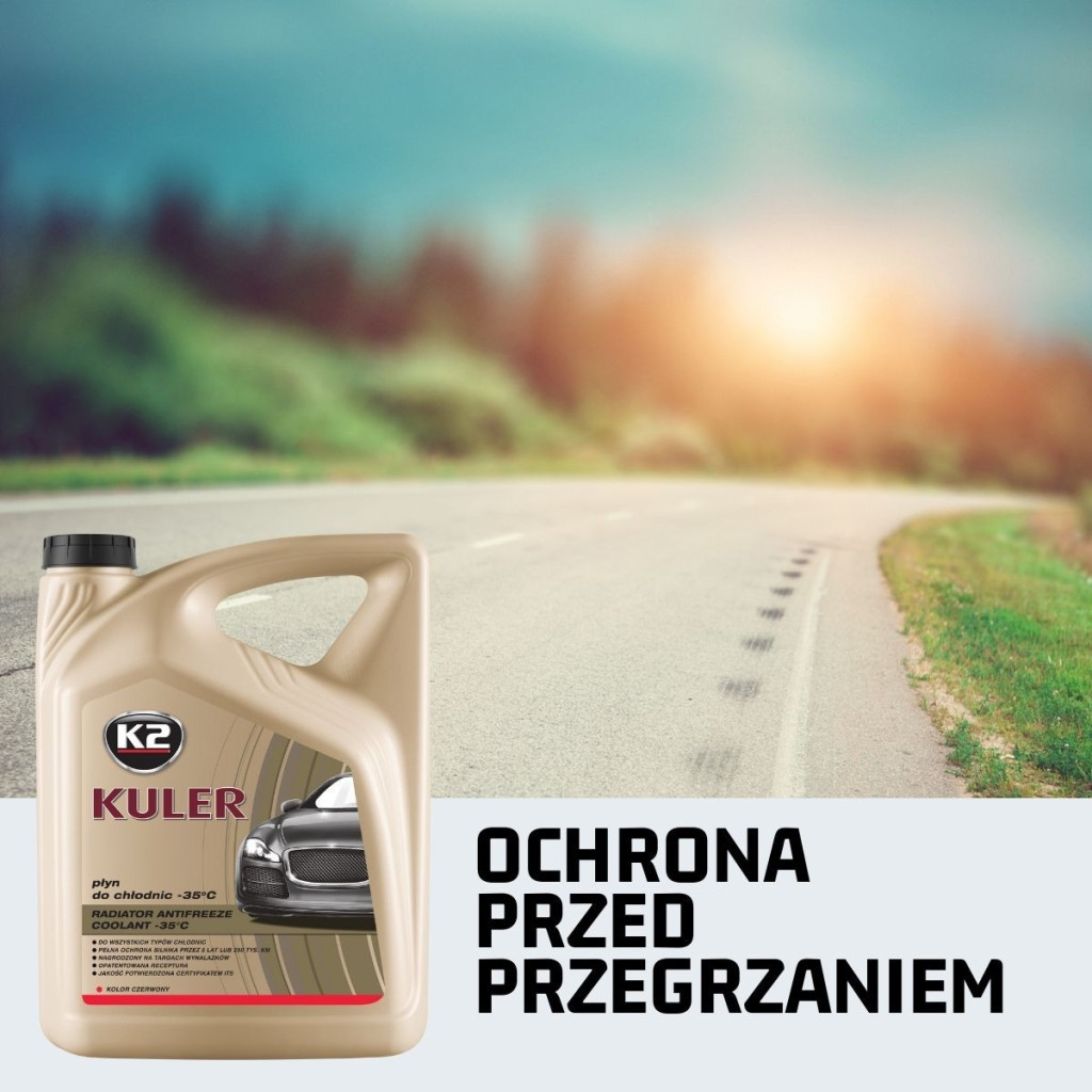 Антифриз K2 KULER -35C 1л RED (T201C) - фото 10 Антифриз K2 KULER -35C 1л RED (T201C) - фото 10