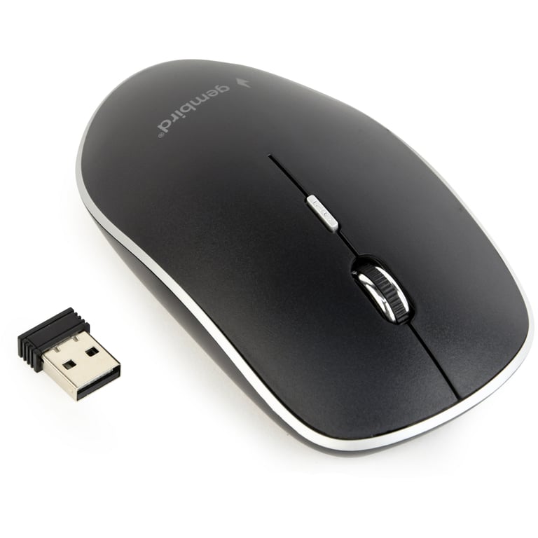 Мишка Gembird MUSW-4BS-01 Wireless Black (MUSW-4BS-01) - фото 2