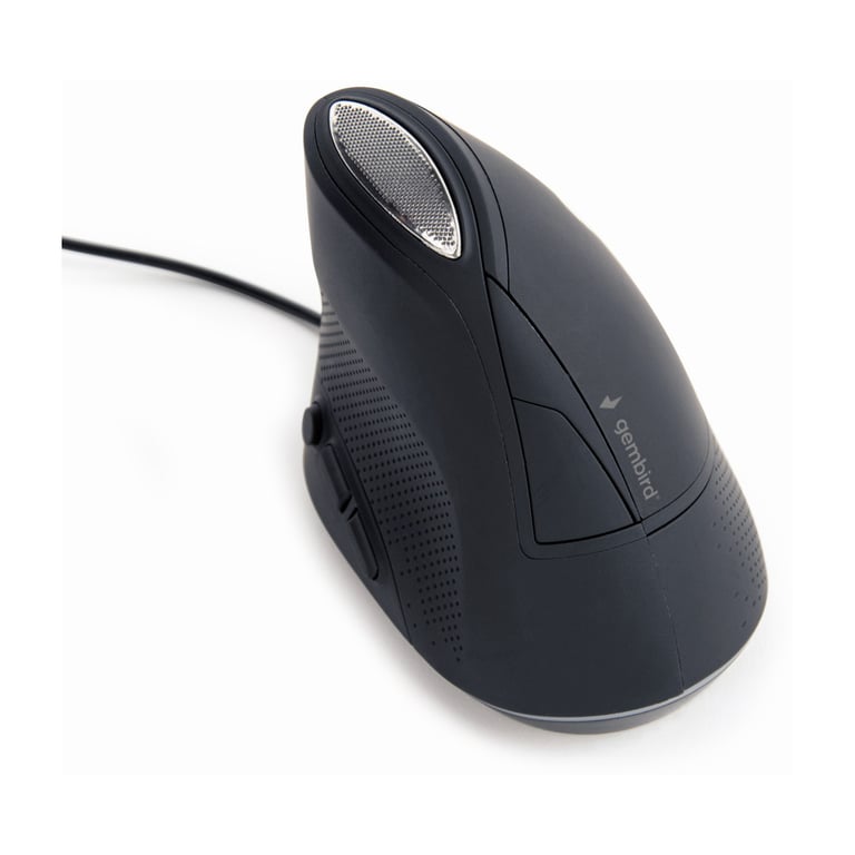 Мишка Gembird MUS-ERGO-03 USB Black (MUS-ERGO-03) - фото 3