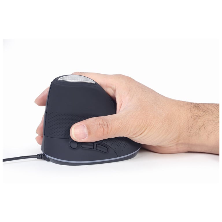 Мишка Gembird MUS-ERGO-03 USB Black (MUS-ERGO-03) - фото 7