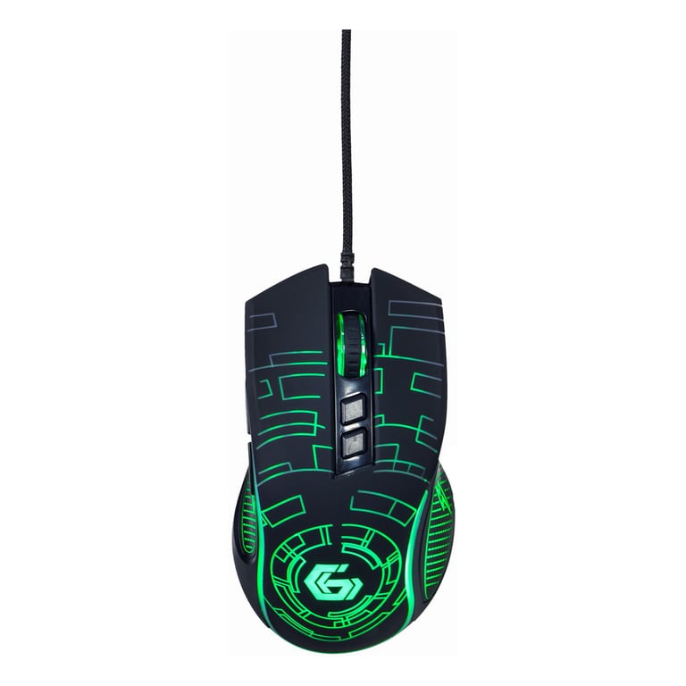 Мишка Gembird MUSG-RGB-01 USB Black (MUSG-RGB-01) - фото 2
