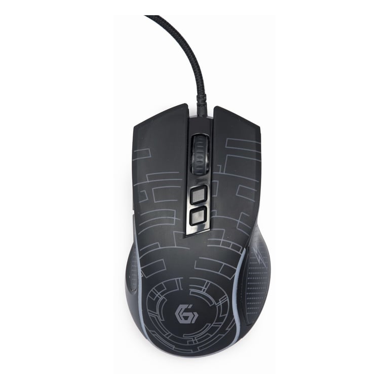 Мишка Gembird MUSG-RGB-01 USB Black (MUSG-RGB-01) - фото 4