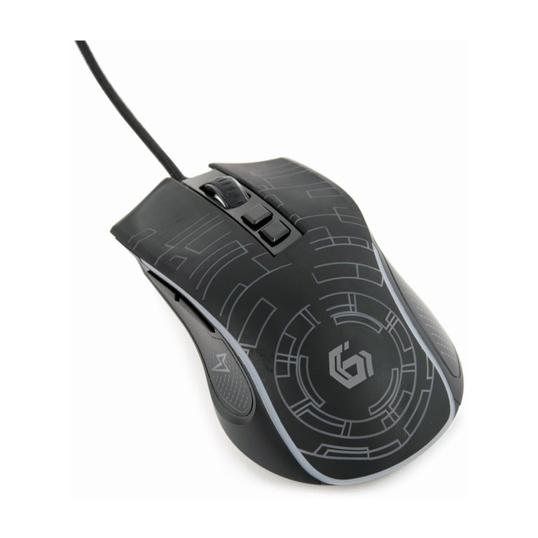 Мишка Gembird MUSG-RGB-01 USB Black (MUSG-RGB-01) - фото 5