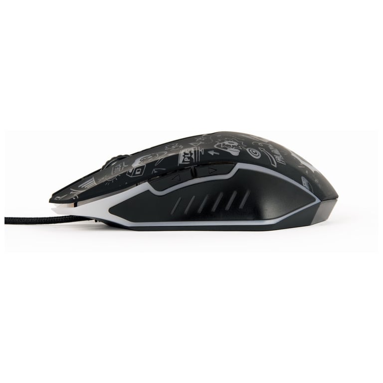 Мишка Gembird MUS-6B-GRAFIX-01 USB Black (MUS-6B-GRAFIX-01) - фото 8