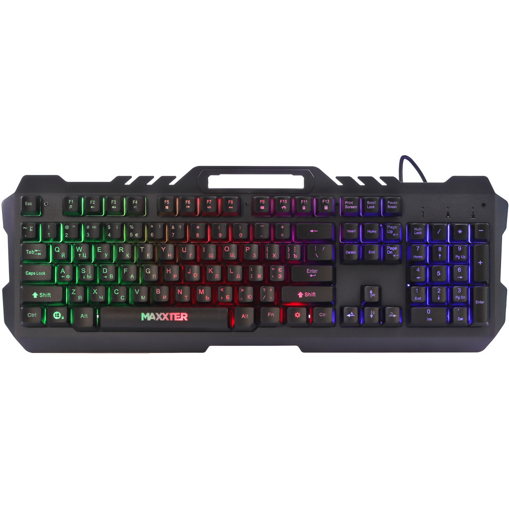 Клавіатура Maxxter KBG-UML-01-UA USB Black (KBG-UML-01-UA) - фото 1