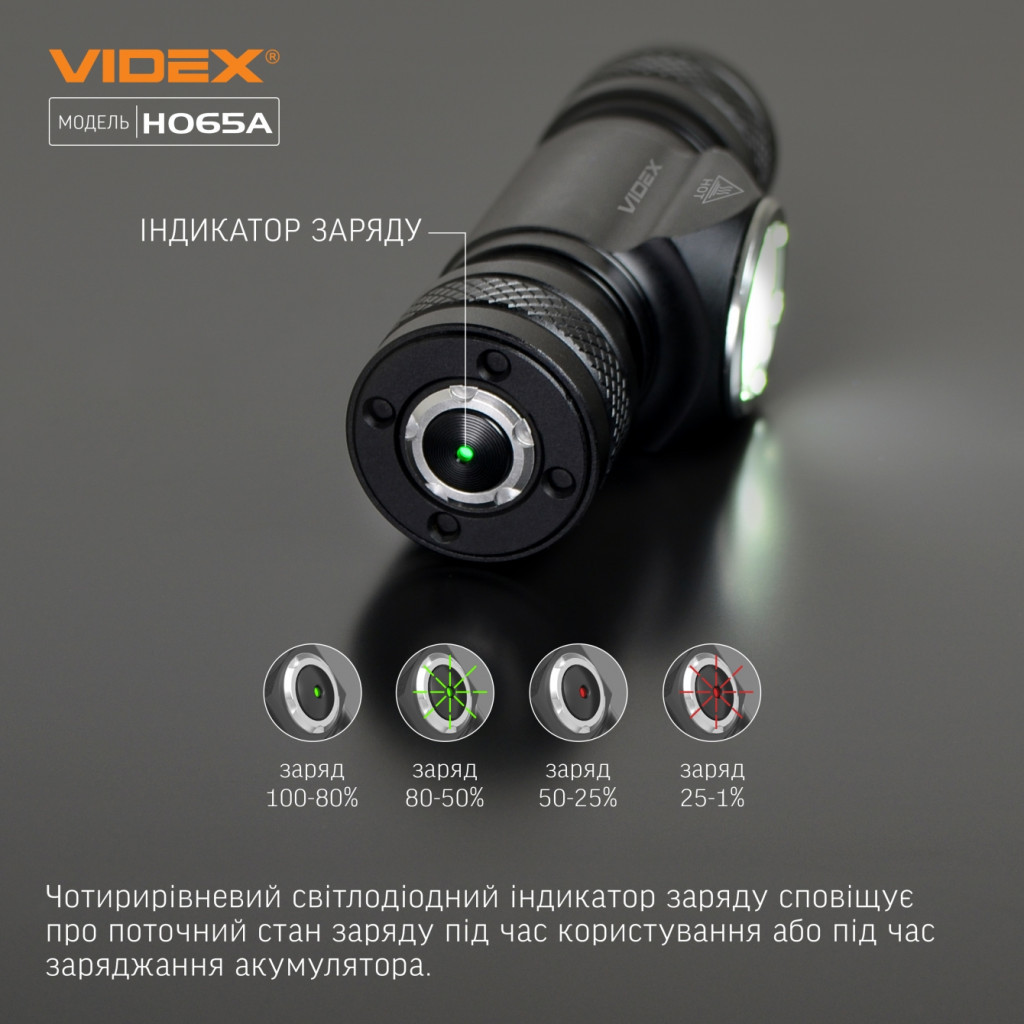 Ліхтар Videx VLF-H065A 1200Lm 5000K (VLF-H065A) - фото 9 Ліхтар Videx VLF-H065A 1200Lm 5000K (VLF-H065A) - фото 9