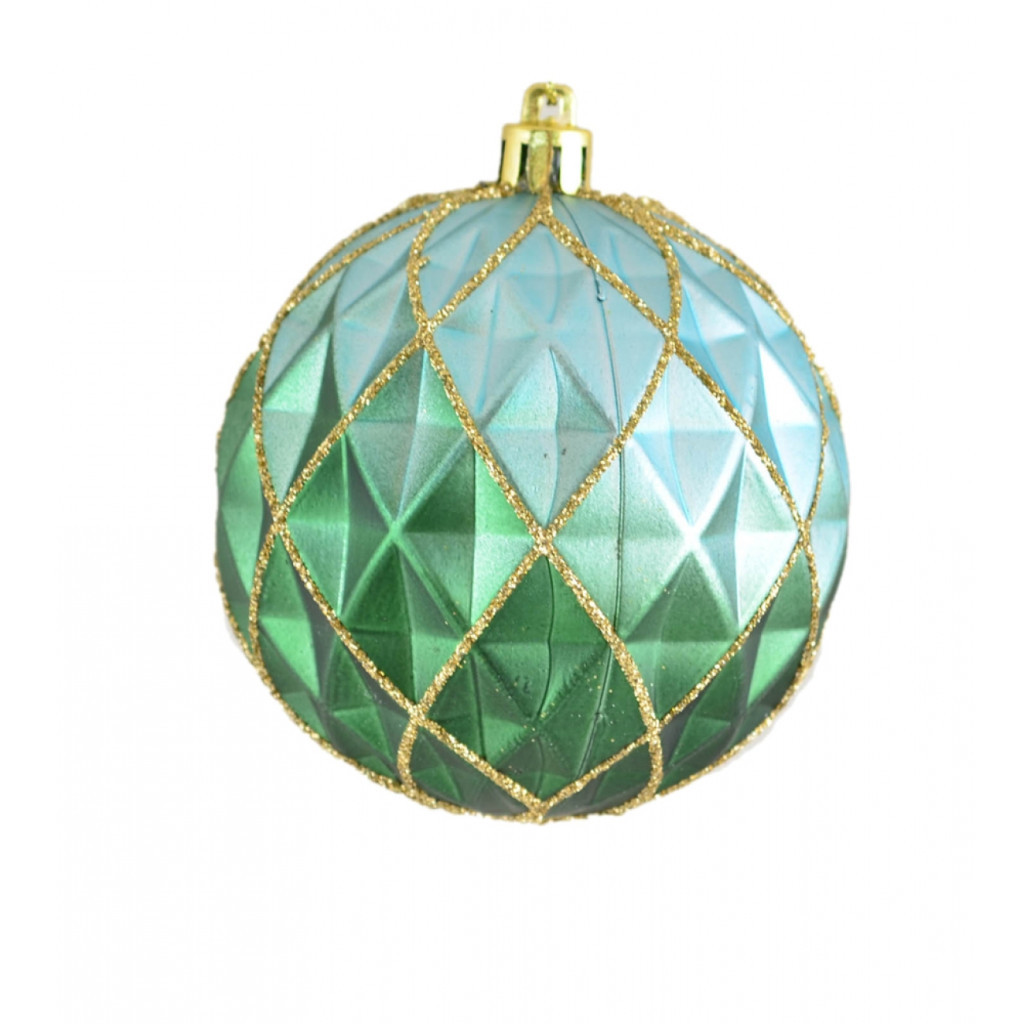 Ялинкова іграшка YES! Fun Полігональний, зелений 8 см (972956) Ялинкова іграшка YES! Fun Полігональний, зелений 8 см (972956)