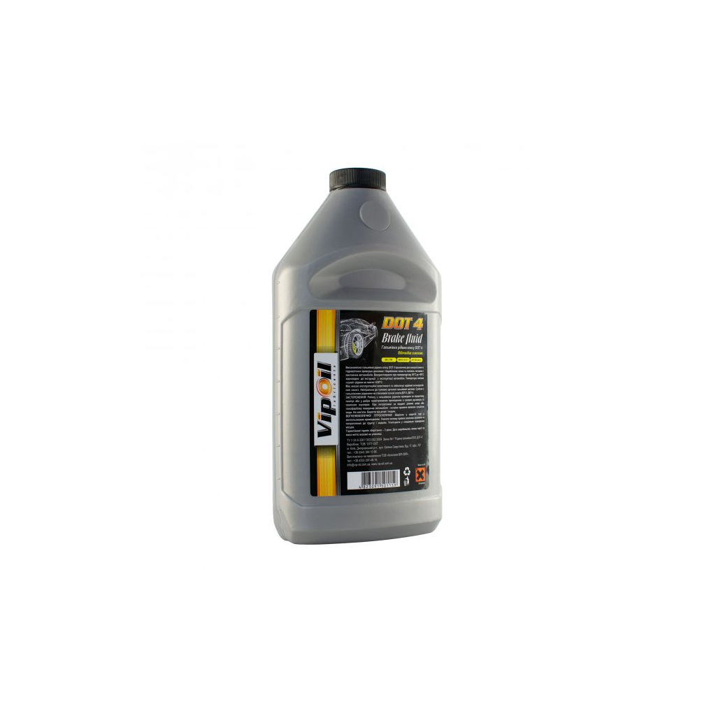 Гальмівна рідина VIPOIL DOT4 780 г (701356) - фото 1 Гальмівна рідина VIPOIL DOT4 780 г (701356) - фото 1