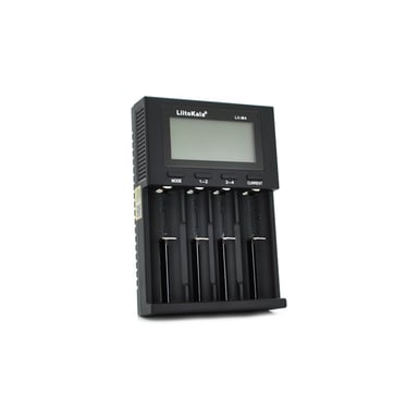 Зарядний пристрій для акумуляторів Liitokala 4 Slots, LED display, 5V Type C, 3.7V/1.2V AA/AAA 18650/26650/16340/14500/10440/18500 (Lii-M4) - фото 1