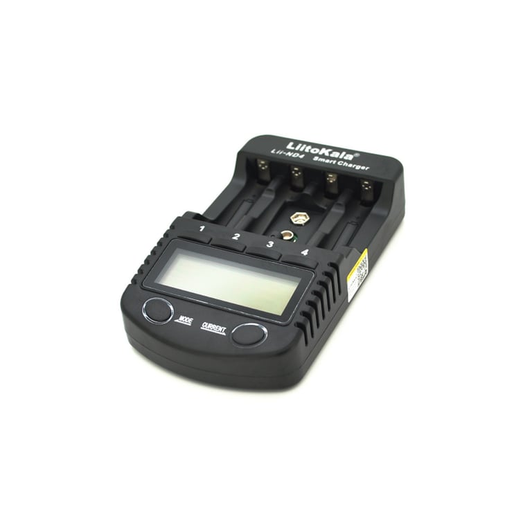 Зарядний пристрій для акумуляторів Liitokala 4 Slots, LED, Ni-Mh, Ni-Cd, AA, AAA, AAAA, С (Lii-ND4) - фото 1