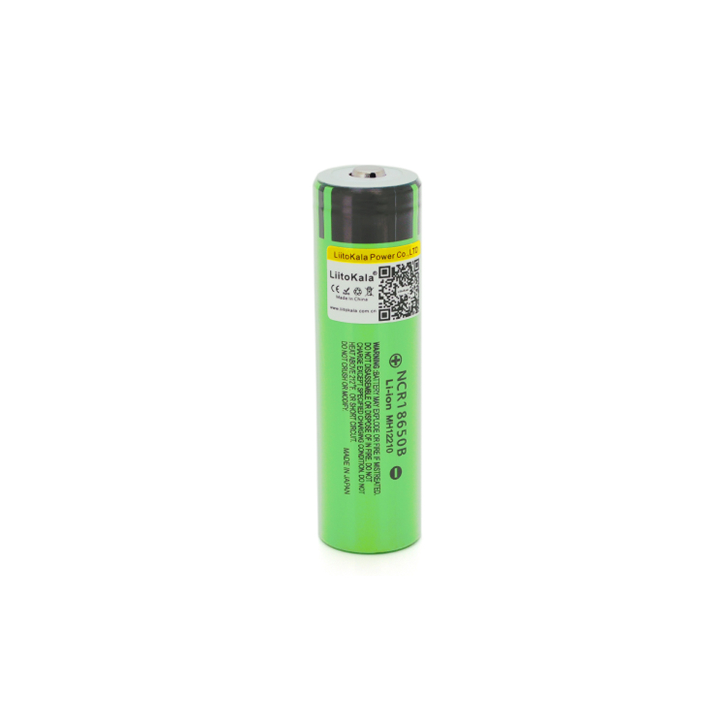 Акумулятор 18650 3400mAh (3200-3400mah), 3.7V (2.75-4.2V), green, OEM Liitokala (Lii-34B-JT) - фото 1