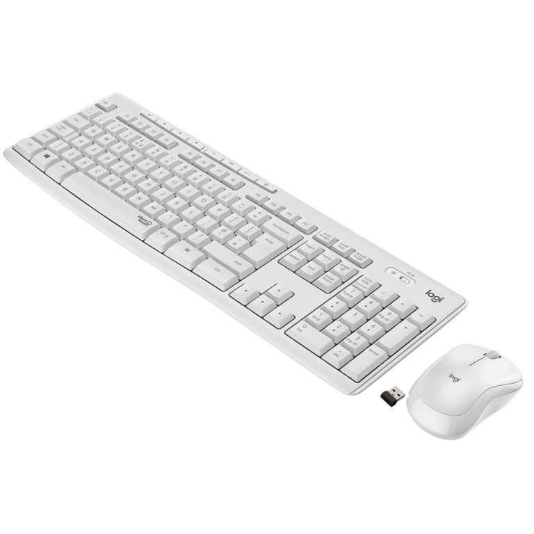 Комплект Logitech MK295 Silent UA Off-White (920-009824) - фото 1