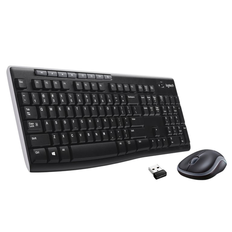 Комплект Logitech MK270 Wireless UA Black (920-004508) - фото 1