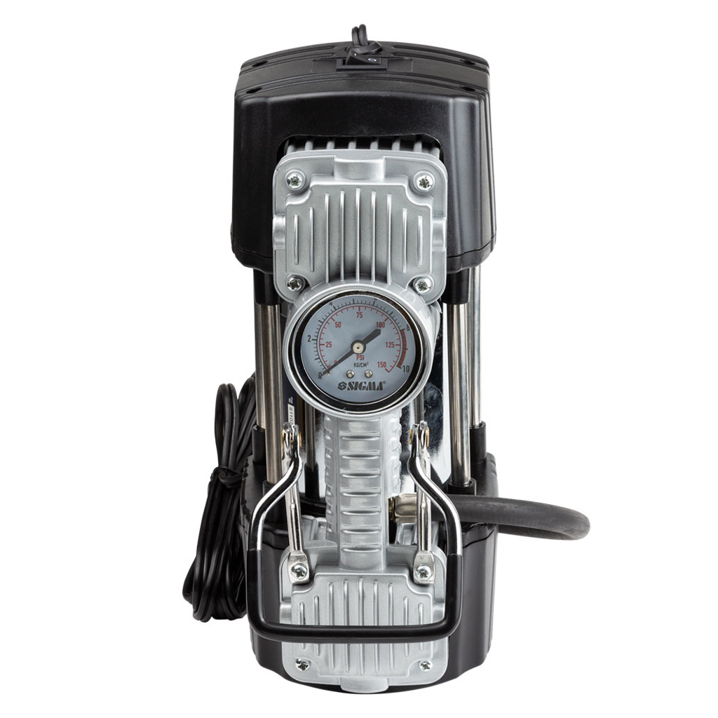 Автомобільний компресор Sigma 12В, 300Вт, 60л/мин, 10бар (6170281) - фото 8 Автомобільний компресор Sigma 12В, 300Вт, 60л/мин, 10бар (6170281) - фото 8