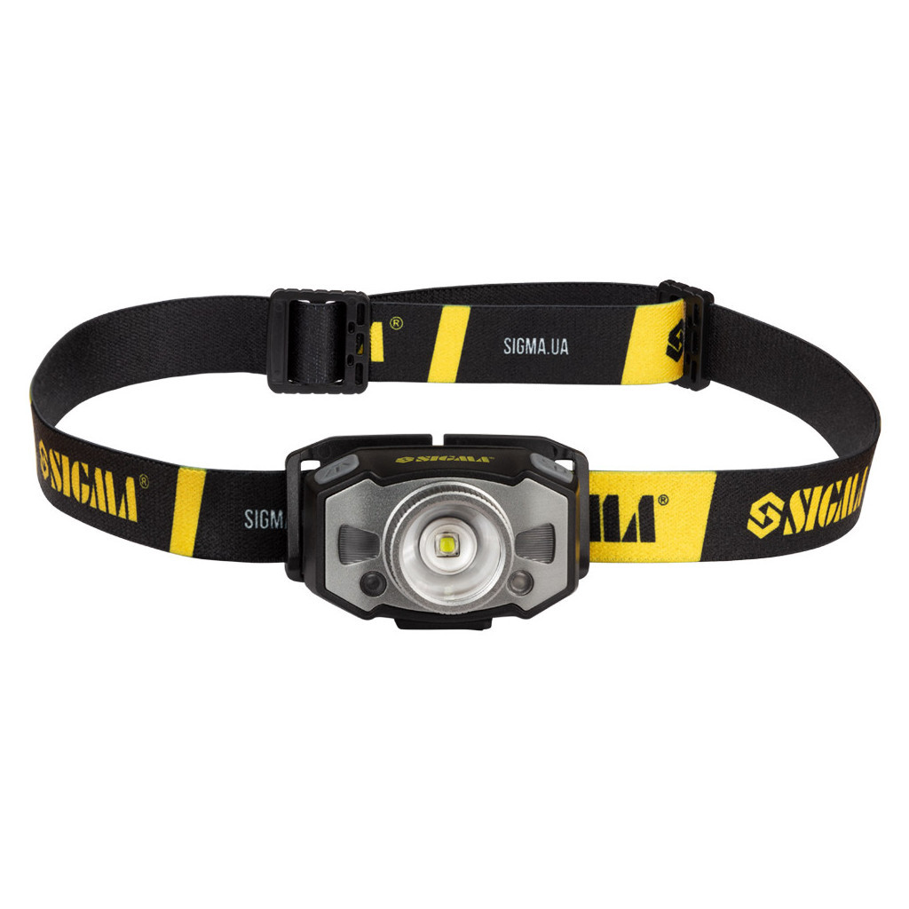 Ліхтар Sigma LED 300Лм 1200мАч із сенсором та фокусуванням (5390251) - фото 2 Ліхтар Sigma LED 300Лм 1200мАч із сенсором та фокусуванням (5390251) - фото 2