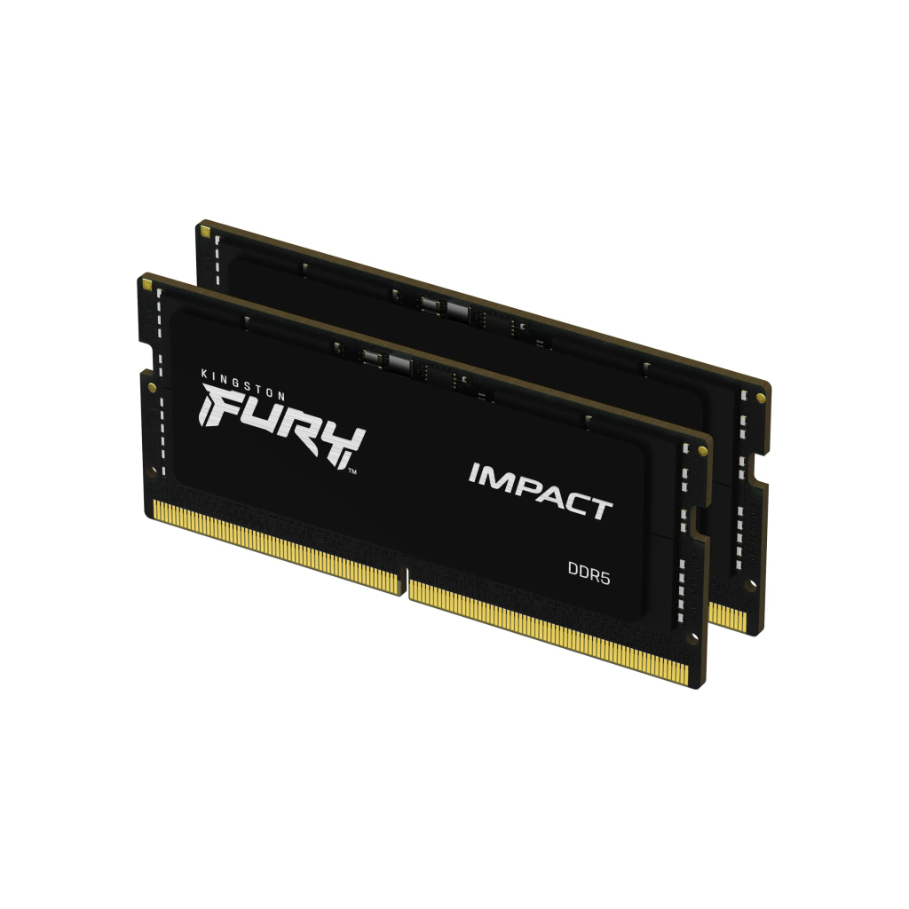 Модуль пам%27яті для ноутбука SoDIMM DDR5 16GB (2x8GB) 4800 MHz FURY Impact Kingston Fury (ex.HyperX) (KF548S38IBK2-16) - головне фото