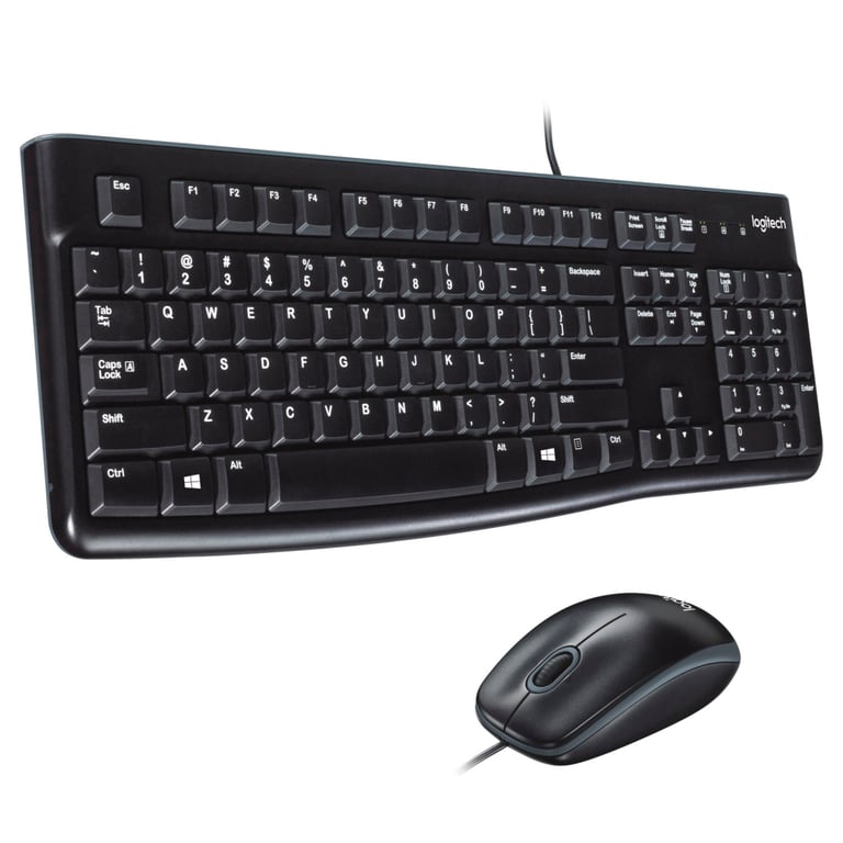 Комплект Logitech MK120 USB UA Black (920-002563) - фото 1