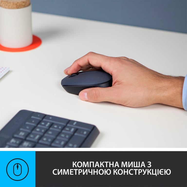 Комплект Logitech MK235 Wireless UA (920-007931) - фото 2