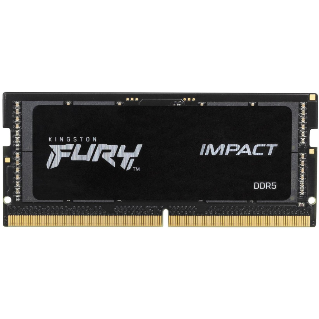 Модуль пам'яті для ноутбука SoDIMM DDR5 16GB 4800 MHz FURY Impact Kingston Fury (ex.HyperX) (KF548S38IB-16) - фото 1