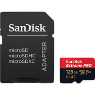 Карта пам'яті SanDisk 128 GB microSDXC UHS-I U3 Extreme Pro+SD Adapter (SDSQXCD-128G-GN6MA) - фото 1