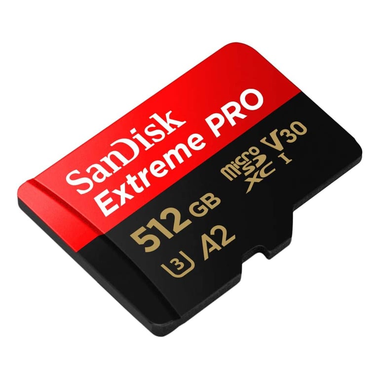 Карта пам'яті SanDisk 512 GB microSDXC UHS-I U3 Extreme Pro+SD Adapter (SDSQXCD-512G-GN6MA) - фото 3