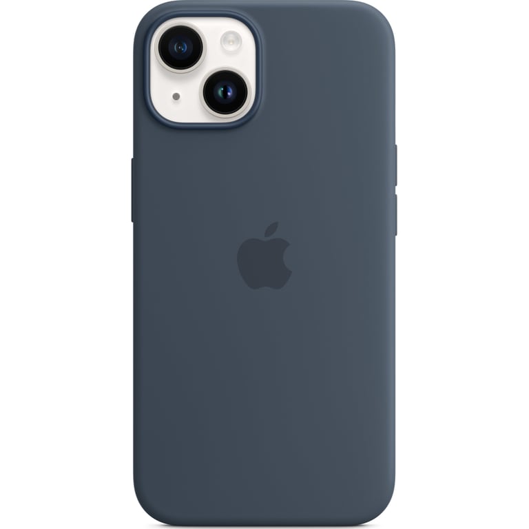 Чохол до мобільного телефона Apple iPhone 14 Plus Silicone Case with MagSafe - Storm Blue,Model A2911 (MPT53ZE/A) - фото 4