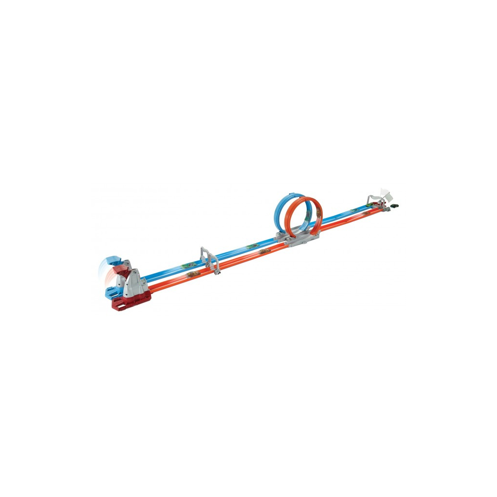 Автотрек Hot Wheels Портативний "Подвійна петля" (GFH85) - фото 2 Автотрек Hot Wheels Портативний "Подвійна петля" (GFH85) - фото 2