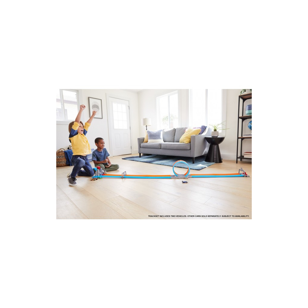 Автотрек Hot Wheels Портативний "Подвійна петля" (GFH85) - фото 5 Автотрек Hot Wheels Портативний "Подвійна петля" (GFH85) - фото 5