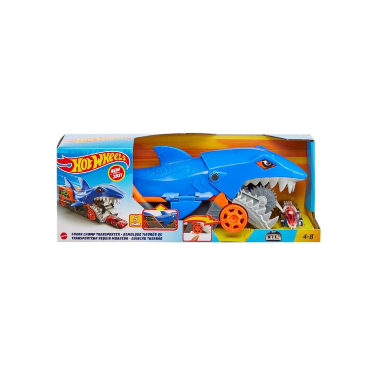Ігровий набір Hot Wheels Вантажівка-транспортер "Акуляча паща" (GVG36) - фото 9
