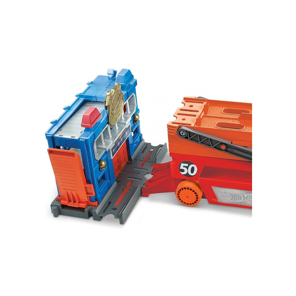 Ігровий набір Hot Wheels Вантажівка-транспортер (GHR48) - фото 4 Ігровий набір Hot Wheels Вантажівка-транспортер (GHR48) - фото 4