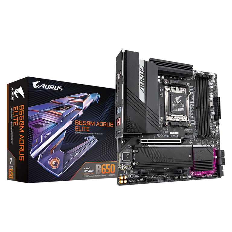 Материнська плата GIGABYTE B650M AORUS ELITE - фото 1