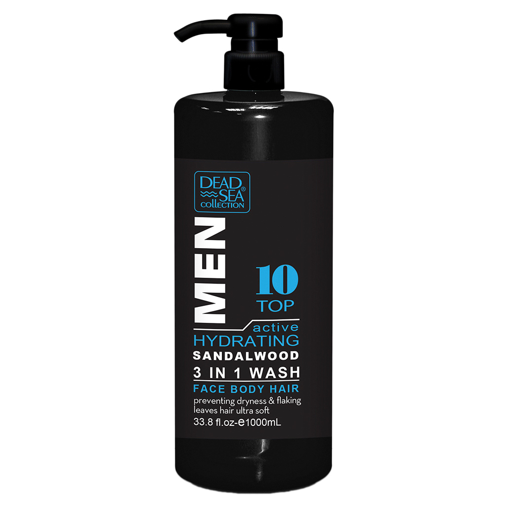 Гель для душу Dead Sea Collection Top 10 чоловічий 3 в 1 для тіла, волосся й обличчя 1000 мл (7290107429375) Гель для душу Dead Sea Collection Top 10 чоловічий 3 в 1 для тіла, волосся й обличчя 1000 мл (7290107429375)