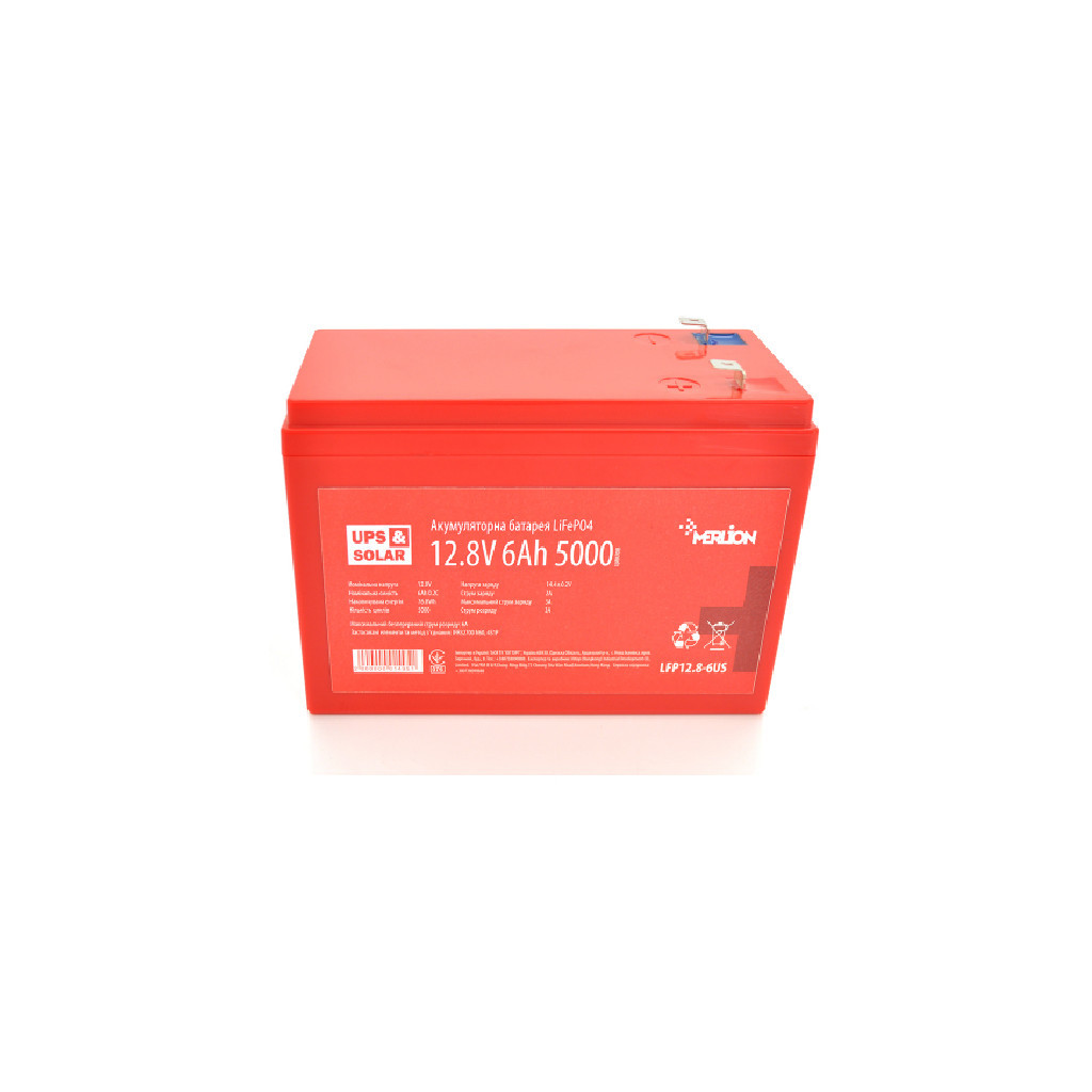 Батарея LiFePo4 Merlion LFP12.8-6US - фото 1 Батарея LiFePo4 Merlion LFP12.8-6US - фото 1