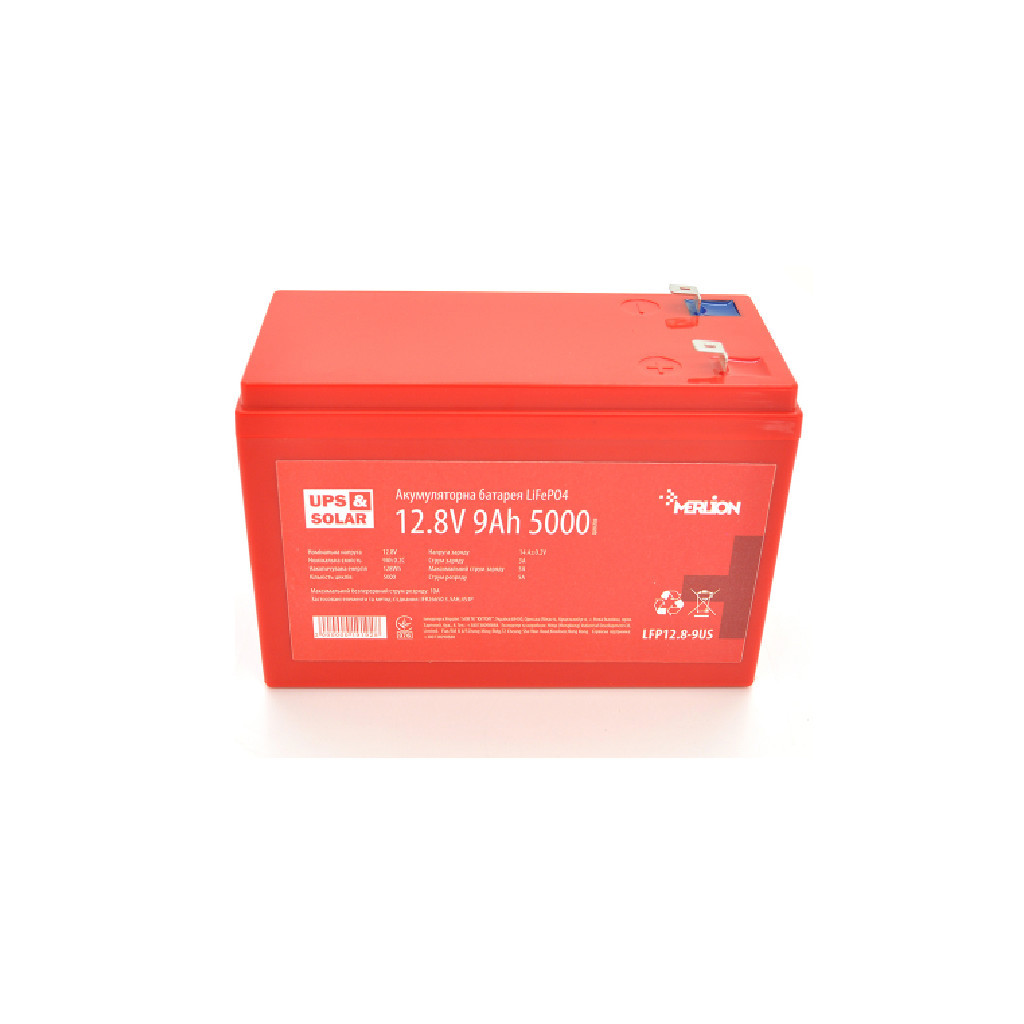 Батарея LiFePo4 Merlion LFP12.8-9US - фото 1 Батарея LiFePo4 Merlion LFP12.8-9US - фото 1