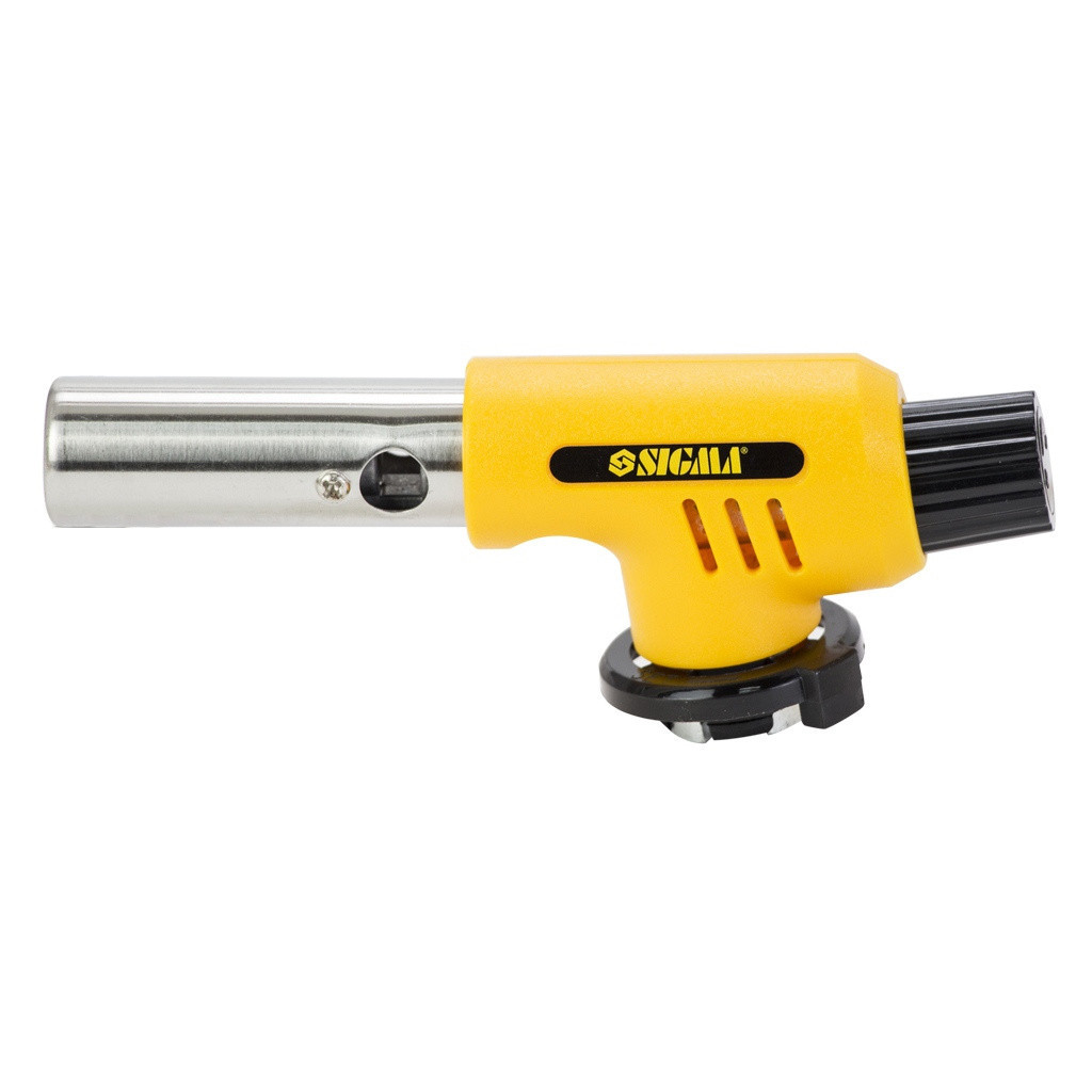 Газовий паяльник Sigma з керамічним соплом і п'єзопідпалом (2901421) - фото 1 Газовий паяльник Sigma з керамічним соплом і п'єзопідпалом (2901421) - фото 1