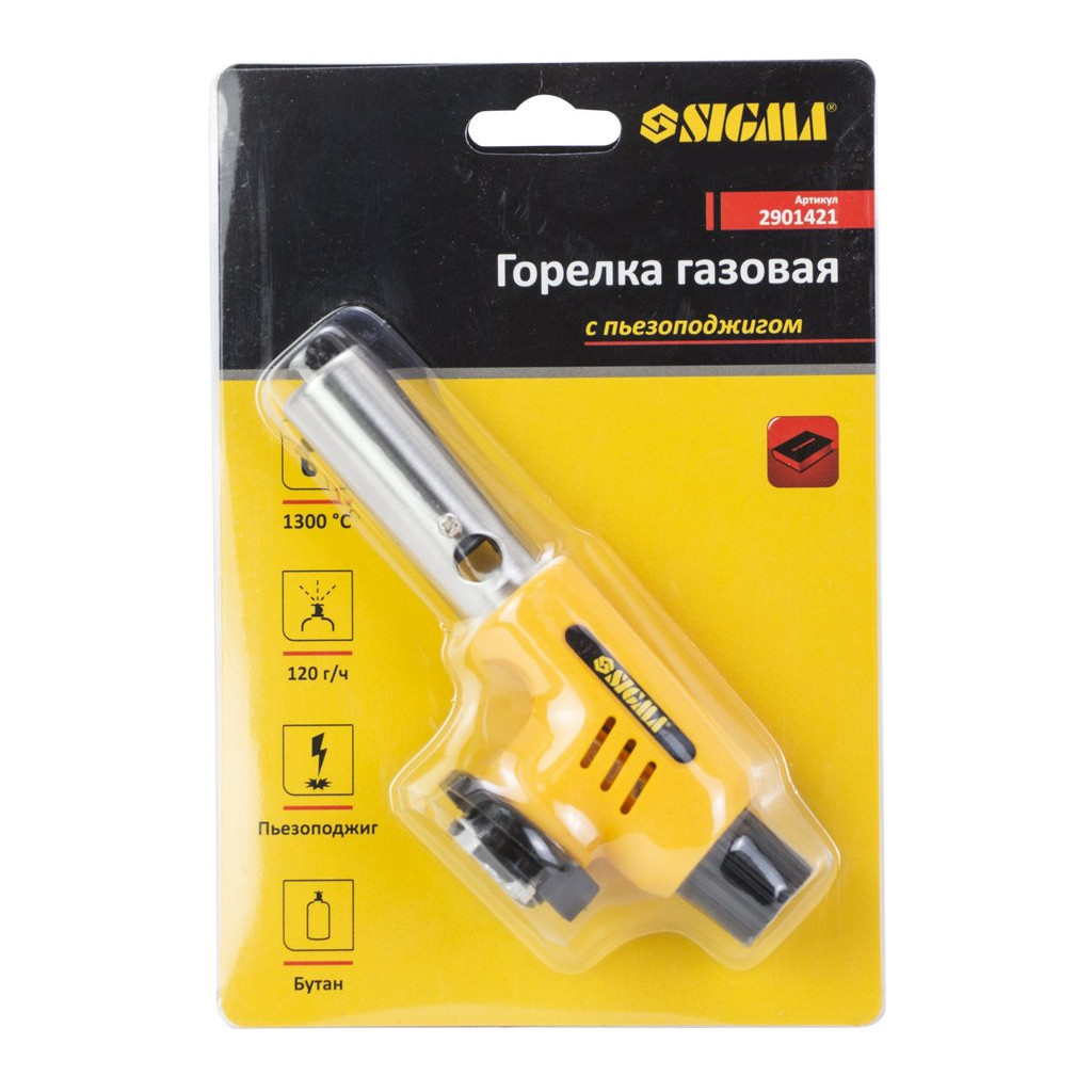 Газовий паяльник Sigma з керамічним соплом і п'єзопідпалом (2901421) - фото 6 Газовий паяльник Sigma з керамічним соплом і п'єзопідпалом (2901421) - фото 6