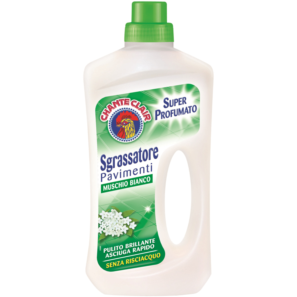 Засіб для миття підлоги ChanteClair Sgrassatore знежирюючий Білий мускус 750 мл (8015194514860) Засіб для миття підлоги ChanteClair Sgrassatore знежирюючий Білий мускус 750 мл (8015194514860)