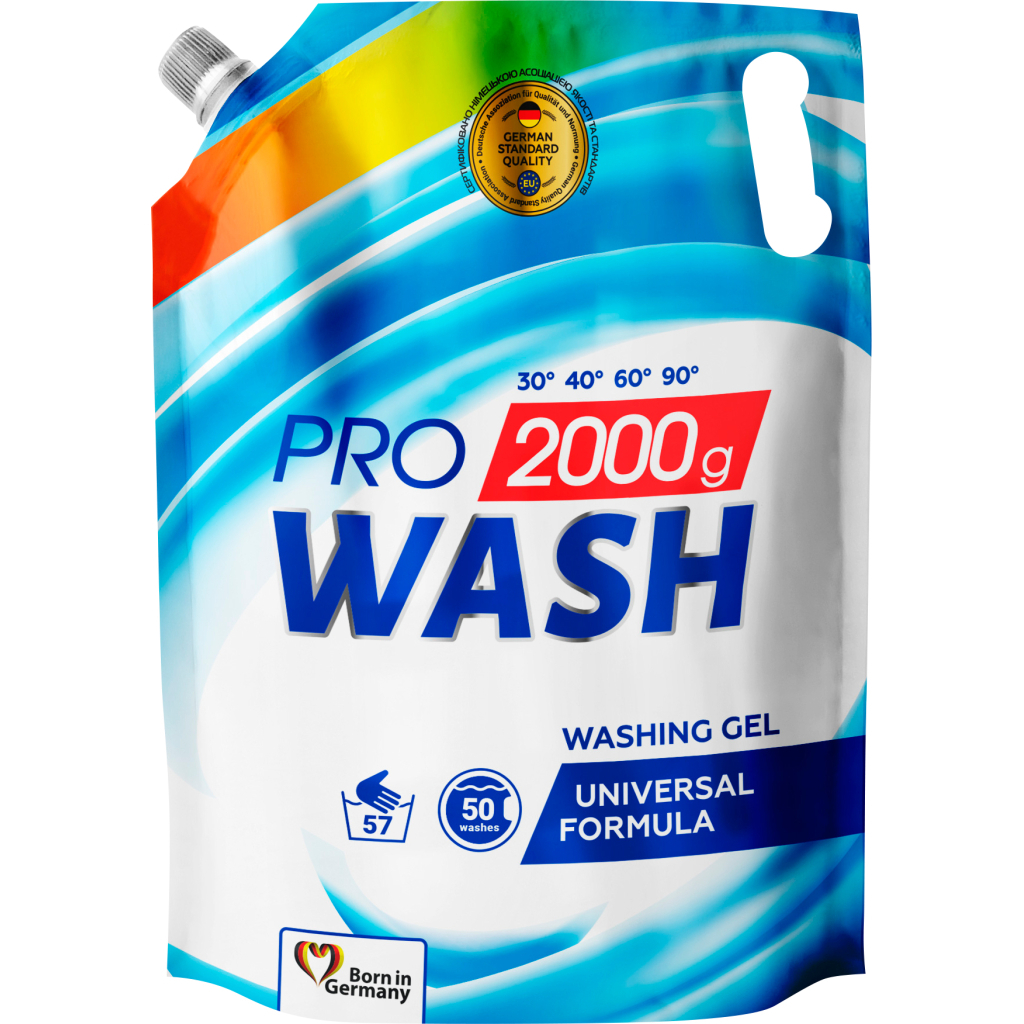 Гель для прання Pro Wash Універсальний 2 кг (4260637722096) - фото 1 Гель для прання Pro Wash Універсальний 2 кг (4260637722096) - фото 1