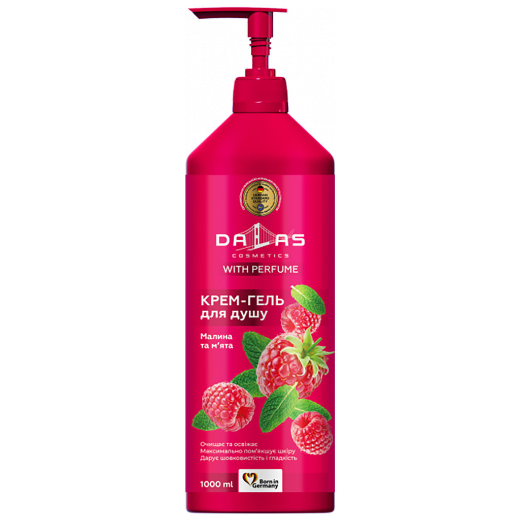 Гель для душу Dalas Cosmetics Малина та м%27ята 1000 г (4823128000228) Гель для душу Dalas Cosmetics Малина та м%27ята 1000 г (4823128000228)