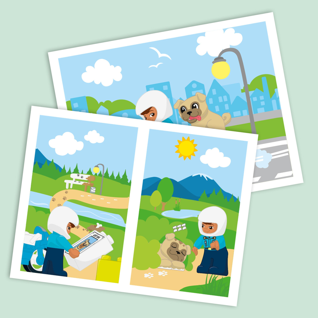 Конструктор LEGO DUPLO Town Поліцейський мотоцикл 5 деталей (10967) - фото 8 Конструктор LEGO DUPLO Town Поліцейський мотоцикл 5 деталей (10967) - фото 8