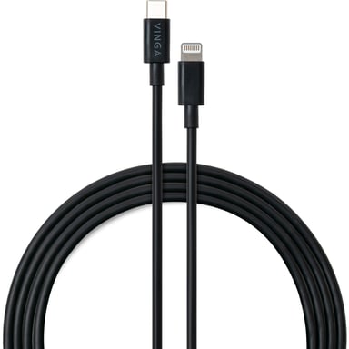 Дата кабель USB-C to Lightning 1.0m 3A 20W PVC Vinga (VCDCCL31) - фото 1