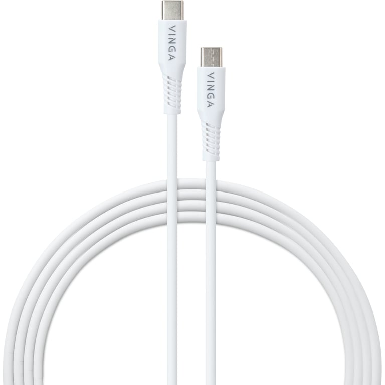 Дата кабель USB-C to USB-C 1.0m 60W TPE Vinga (VCDCCCM231) - фото 1