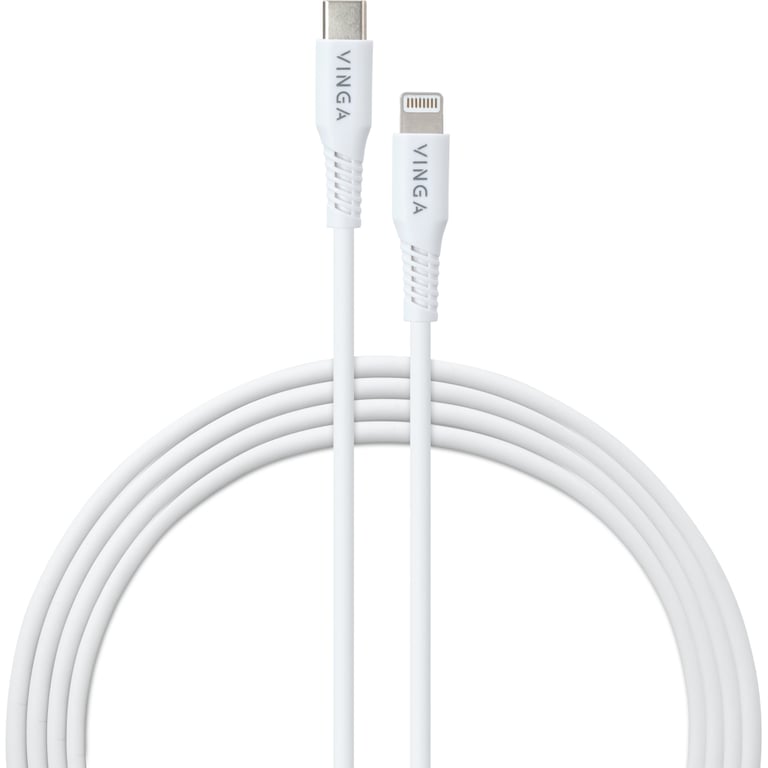 Дата кабель USB-C to Lightning 1.0m 3A 20W TPE Vinga (VCDCCLM231) - фото 1
