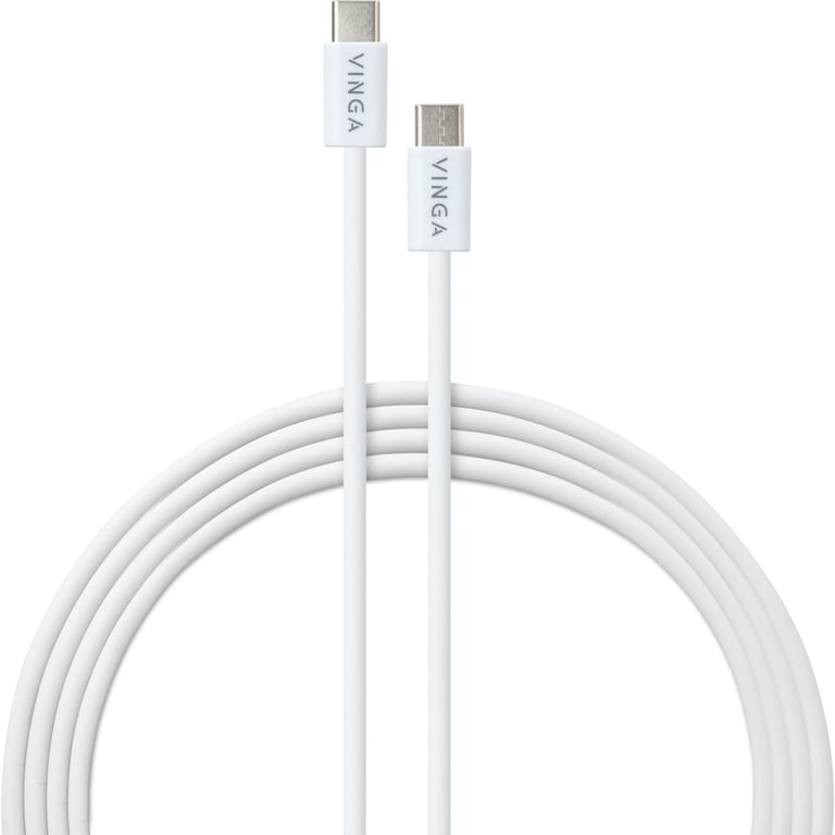 Дата кабель USB-C to USB-C 1.0m 100W E-Mark chip PVC Vinga (VCDCCCM251) - фото 1